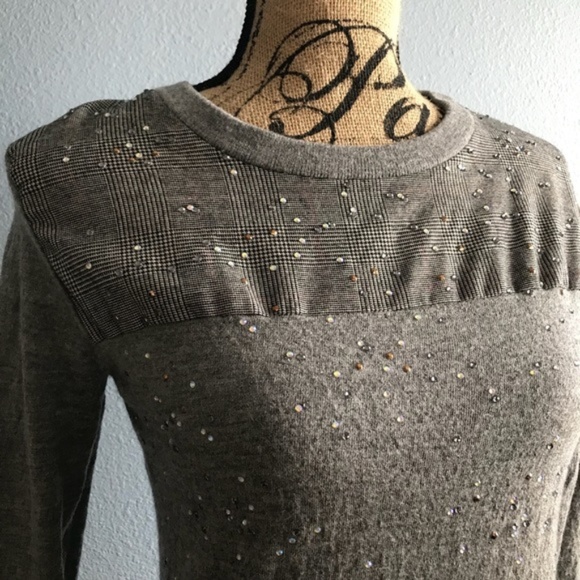 J. Crew Other - J. Crew Gray Sparkle Wool Sweater